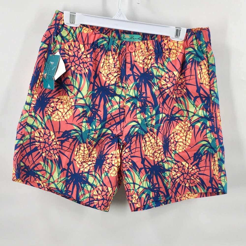 NWT Joe Swim Trunks Tropical Board Shorts L
